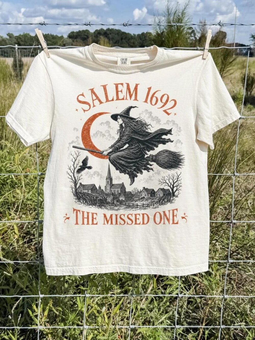 Salem 1692 Witch T-Shirt, Witchy Halloween Tee